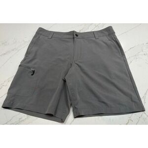 Magellan Outdoors Mens Gray Fish Gear Water‎ Repellent Cargo Shorts Size 36